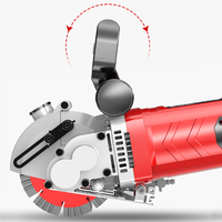 Machine à rainurer murale multifonctionnelle avec visée laser automatique pour découpe et rainurage de murs