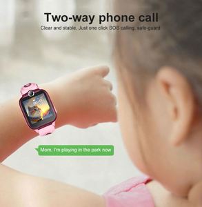 Montre connectée pour enfants 4G D63 avec appel vidéo, bouton SOS, positionnement LBS+Wifi, étanche, surveillance parentale, montre connectée D63 pour enfants - Product Image 3