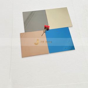 JIS 201 304 304J1 316L Decorative Stainless Steel Plate 3050x1500mm Gold <b>Mirror</b> <b>Sheet</b> Rose Gold Color Welding Bending Cutting - Product Image 2