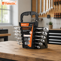 Jeu de clés à douille combinées Fumetax Smart, 6 pièces, en chrome vanadium, 8, 10, 12, 13, 14, 17 mm, kit de clés durables, OEM ODM, outil manuel robuste