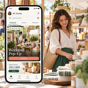Fortschrittliche Marketing-Kampagnen-App-Entwicklung für iOS und Android mit Kampagnen-Landingpages und Lead-Sammlung von LionCreate - Product Image 1