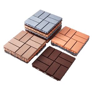 Carreaux de terrasse carrés imperméables de 11.8 po x 11.8 po en plastique à emboîtement - Product Image 5