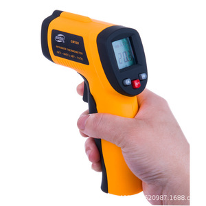 Thermomètre infrarouge GM320 -50 à 400°C, pistolet de mesure de température numérique sans contact pour usage industriel et en cuisine - Product Image 1