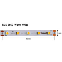 Lampu Strip LED Fleksibel Tembaga Tebal SMD5050 24V IP20 50 Meter Tanpa Penurunan Tegangan, Kecerahan Tinggi, untuk Lanskap