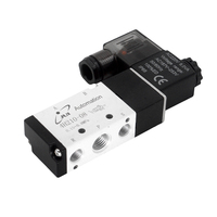 Vanne de commande manuelle pneumatique 4H210-08 G1/4" série 4H 5/2 voies, électrovanne d'inversion de cylindre en aluminium 4H310-10