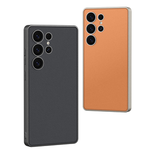 Ốp điện thoại Samsung Galaxy S25 Ultra tương thích, chất liệu da PU mềm, cá nhân hóa, bảo vệ toàn diện với lớp sơn kim loại thời trang - Product Image 5