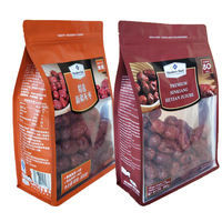 Hoog Niveau Chinese Date Jujube Gedroogd Fruit Doorzichtig Raam Ziplock Zakjes Food Grade Platte Bodem Datumverpakkingen
