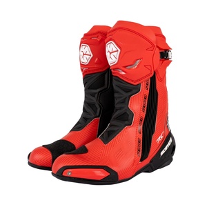 Chaussures <span class=keywords><strong>de</strong></span> course en cuir pour moto Mocha Knight - Protection pour la piste - Bottes <span class=keywords><strong>de</strong></span> moto - Professionnelles - Respirantes - Antidérapantes - Product Image 3
