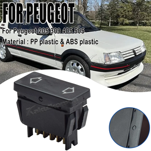 Nouveau bouton de commutation de commande de fenêtre électrique 6551.21 pour <span class=keywords><strong>Peugeot</strong></span> <span class=keywords><strong>205</strong></span> 1987-1998 309 1985-1993 405-1987 1993 1985-1993 modèles - Product Image 2