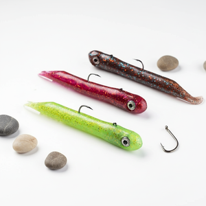 Appât souple en <span class=keywords><strong>tube</strong></span> TPR flottant pour la pêche en eau salée, pour le bar, la perche et le poisson-chat - Product Image 6