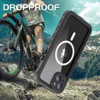 Shellbox marque nouvelle mise à niveau natation voyage Pass 100% test IP68 étanchéité professionnel étanche coque de téléphone pour IPhone15Plus