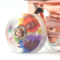 Patins à roulettes légers, nouveau design, roues à roulettes avec impression florale à l'intérieur