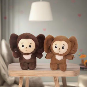 Transfrontalier 8 pouces <span class=keywords><strong>russe</strong></span> Cheburashka singe en peluche singe à grandes oreilles peluche poupée enfants peluche jouets cadeau - Product Image 5
