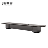 Table de réunion de luxe 16 places, table de conférence moderne et ensemble de chaises pour bureau, école, hôtel