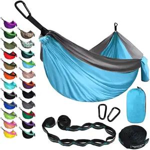 Woqi Full color Printed Outdoor Hammock Portable Hammock Camping Accessories Gear for Outdoor Indoor