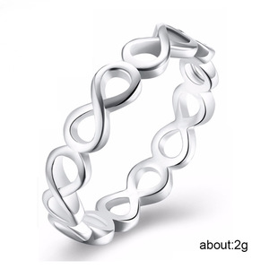Anello a Forma di Otto Cavo per Donne, Gioielli Minimalisti alla Moda, Vendita all'Ingrosso - Product Image 5