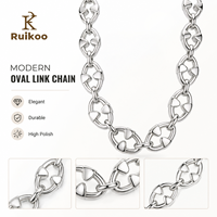 Bracelet ovale creux en acier inoxydable, design géométrique tendance et de luxe léger, pour hommes et femmes, idéal comme cadeau