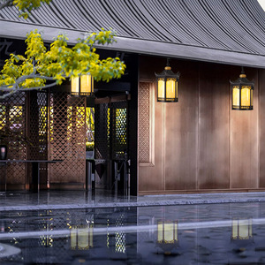 โคมไฟแขวนกันน้ำกลางแจ้งสไตล์จีนโบราณสมัยใหม่สำหรับระเบียงทางเดินลานบ้านศาลา - Product Image 3
