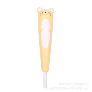 Cute Mouse Pen Cover Cartoon Animal Slow <b>Rebound</b> Stress Relief Toy Writing Aid Grip Silicone Material - Product Image 4