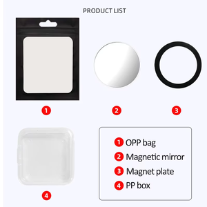 Miroir à <span class=keywords><strong>selfie</strong></span> magnétique à prix avantageux pour téléphones, caméra arrière, miroir convexe fin compatible avec tous les téléphones, kit de vlog - Product Image 2
