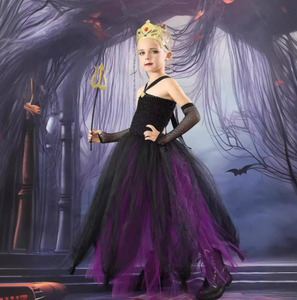 Haute qualité 2025 enfants Halloween sombre <span class=keywords><strong>d</strong></span>épartement <span class=keywords><strong>Vampire</strong></span> habiller mer sorcière Costume scène école centre commercial jeu de rôle Costume - Product Image 2
