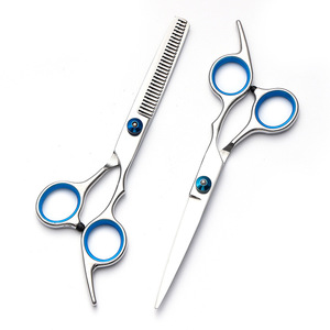 Hairdressing Scissors Set Flat Shears <b>Thinning</b> Shears Stainless Steel Professional Haircut Tools For Salon Home Use - Product Image 1