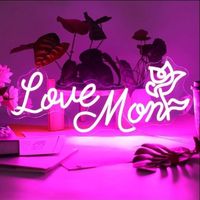 Enseigne néon LED personnalisée Winbo pour logo, Joyeux Anniversaire, Mariage, Dropshipping, Décoration de chambre et de fête