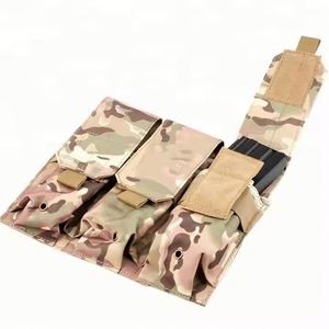 ซองใส่แม็กกาซีนแบบสามช่อง Tactical PALS MOLLE ขนาด 5.56/.223 สำหรับปืน ทำจากโพลิเมอร์และไนลอนที่ทนทาน - Product Image 2