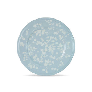 Service de vaisselle en céramique bleu, style pastoral vintage français, motif floral, pour mariage - Product Image 4