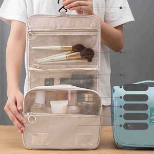 2025 Promotional Custom Logo <b>Make</b> <b>up</b> Bag Travel Hanging Toiletry Bag and Organizer for Beauty Makeup and Cosmetics With <b>Pouches</b> - Product Image 2