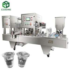 Máquina de llenado y sellado de vasos de <span class=keywords><strong>agua</strong></span> para <span class=keywords><strong>agua</strong></span> <span class=keywords><strong>mineral</strong></span> automática, <span class=keywords><strong>la</strong></span> <span class=keywords><strong>mejor</strong></span> máquina de llenado y sellado de vasos de jugo de venta - Product Image 1