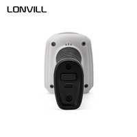 Escáner de Código de Barras Portátil LONVILL, Diseño Exterior en Blanco y Negro, Carcasa de ABS y PC, Modo Dual, Inalámbrico 2.4G, Bluetooth