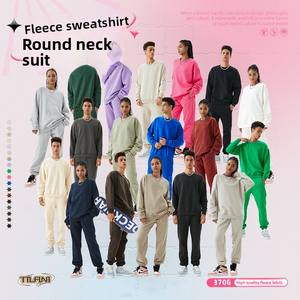 Completo Sportivo Casual Primaverile/Autunnale Eleven per <span class=keywords><strong>Uomo</strong></span>, Felpa e Pantaloni in Misto Poliestere/<span class=keywords><strong>Cotone</strong></span> di Alta Qualità, Modello Unisex - Product Image 4