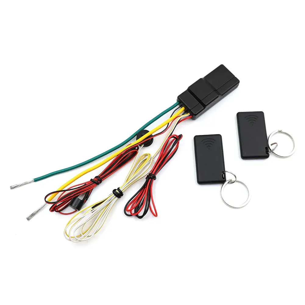 Universal 12V Auto Inteligente Fechamento Secreto Anti-roubo Dispositivo 2.4GHz RFID Carro Imobilizador Fechamento Do Motor Inteligente Auto Anti-roubo