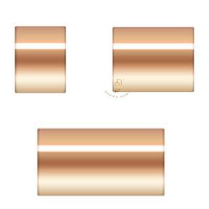 Cuentas de crimpado GP, tubo final, cadenas de joyería permanentes, conector DIY, espaciador de cuentas de crimpado de tubo de corte recto relleno de oro rosa de <span class=keywords><strong>14K</strong></span> - Product Image 6