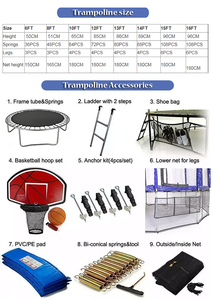 Petit <span class=keywords><strong>trampoline</strong></span> commercial pour usage domestique, <span class=keywords><strong>trampoline</strong></span> <span class=keywords><strong>double</strong></span> mini pour enfants, équipement de parc de <span class=keywords><strong>trampoline</strong></span> intérieur - Product Image 5