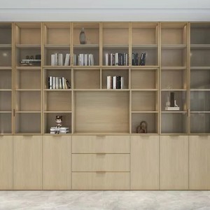 Librerías Contemporáneas <span class=keywords><strong>de</strong></span> Madera que Ahorran Espacio, Almacenamiento Multifuncional, Duradero y Ecológico para el Hogar, Oficina, Apartamento y Escuelas - Product Image 5