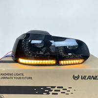 Feux arrière à LED pour VW Golf 6 GTI R20 2009-2012, clignotants séquentiels, 55W, feux arrière modifiés