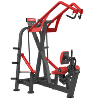 Máquina de Gimnasio Comercial de Acero para Ejercicios de Espalda YINQIAN Fitness PT Series Super High Row - Modelo PT-012C, Capacidad 4T, Garantía de 10 Años