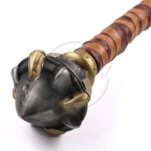 Hache à deux manches en plastique Meshin World of Warcraft Grom Hellscream Gorehowl, jouet de cosplay, objet de collection - Product Image 6