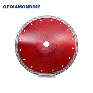 Lame de scie diamantée de haute qualité 105 mm 115 mm 125 mm X Lame de scie diamantée en maille turbo pour la découpe de carreaux en porcelaine - Product Image 1