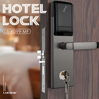 Cerradura de Puerta de Hotel Inteligente con Tarjeta RFID Locstar 8099-MF 2026, Cerradura de Hotel RFID con Sistema de Software Offline en Móvil