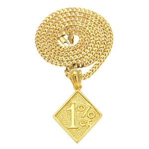 Nouveau collier pendentif plaqué or, bijoux hip-hop - Product Image 4