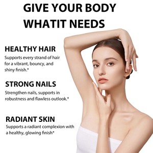 Tabletas de Biotina OEM ODM, Favorecen Uñas Fuertes, Salud de la Piel, Promueven el Crecimiento del Cabello, Apoyan un Metabolismo Saludable - Product Image 5