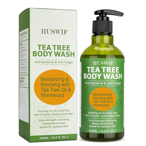 OEM Natural Herbal Hombres y Mujeres Árbol de Té Antihongos Gel de Ducha <span class=keywords><strong>PARA</strong></span> EL <span class=keywords><strong>Tratamiento</strong></span> del Acné de Espalda - Product Image 1