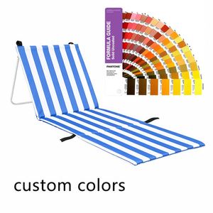 Chaise longue de plage réglable, pliable, portable, pour camping, piscine, extérieur, bronzage - Product Image 3
