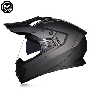 <span class=keywords><strong>Casque</strong></span> de <span class=keywords><strong>moto</strong></span> Orz Full avec double visière, ventilation ABS, pour hommes et femmes, pour la route, le tout-terrain, les rallyes, les longues distances et les excursions - Product Image 5