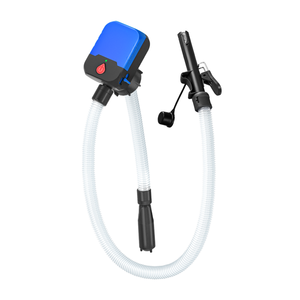 Bomba de Transferencia de Líquidos con Motor de Corriente Continua, Alimentada por Batería DC/AC y USB, 4 Adaptadores, Caudal de 3.8 GPM, Baja Presión, Compatible con OEM, Uso Automotriz - Product Image 1