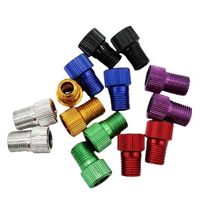 Rallonge de <span class=keywords><strong>valve</strong></span> Schrader en aluminium et acier inoxydable usinée CNC, réglable sur mesure, certifiée CE, pour vélo en carbone à section profonde - Product Image 3