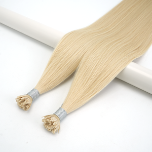 Extensioni per capelli umani vergini a doppia trama con punta a ventaglio Y Ultra, pre-incollate con cheratina - Product Image 5